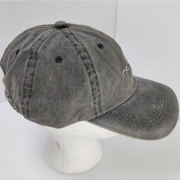 Friends baseball Cap Distressed Black Cotton Adjustable bLAnk Co - Picture 7 of 8